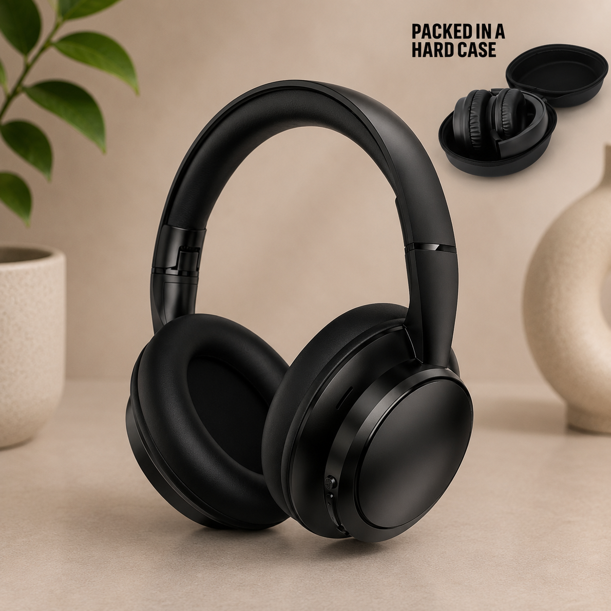 Bluetooth Headphones with Carry Case