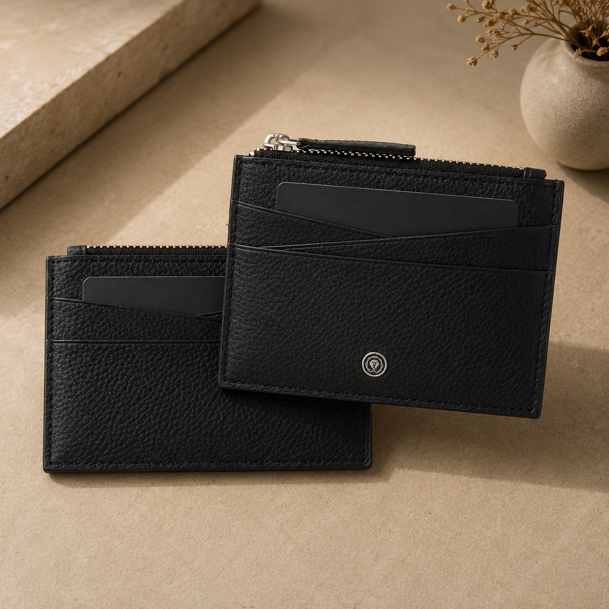 CROSS Leather Zip Card Holder