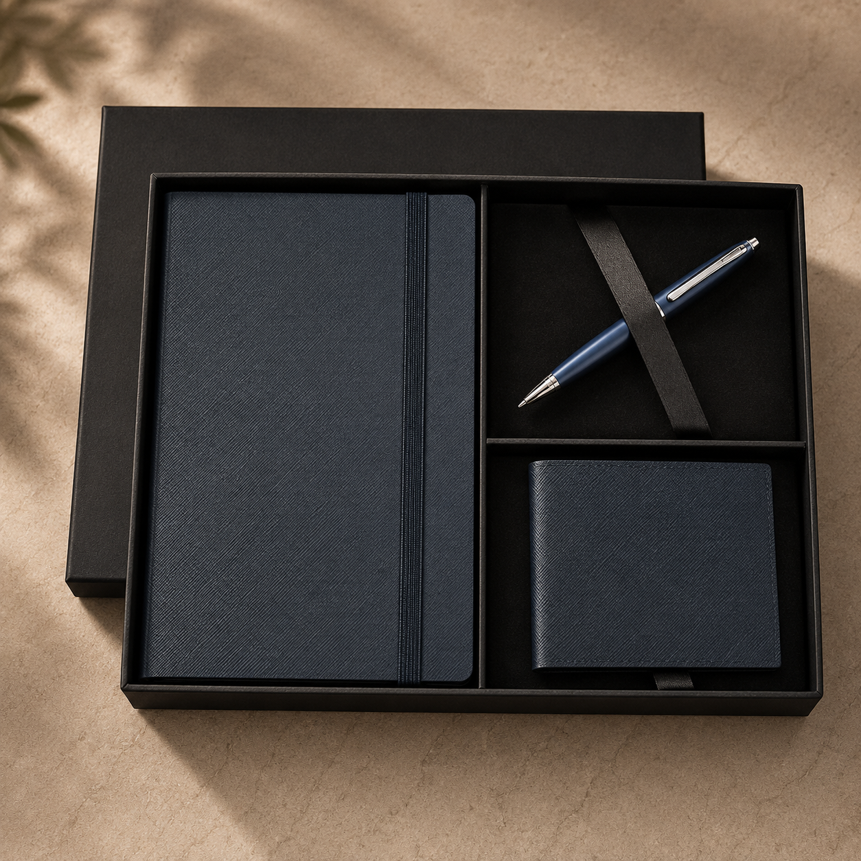 Cross Coventry Ballpoint Pen with Notebook and Coin Wallet Gift Set