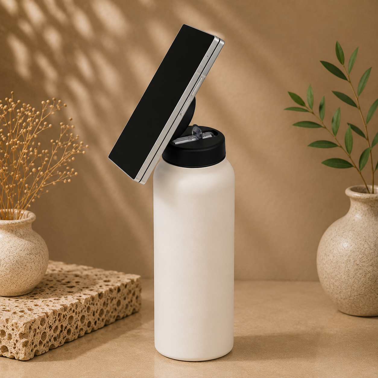 FERRO Magnetic Phone Holder Water Bottle – 760ml