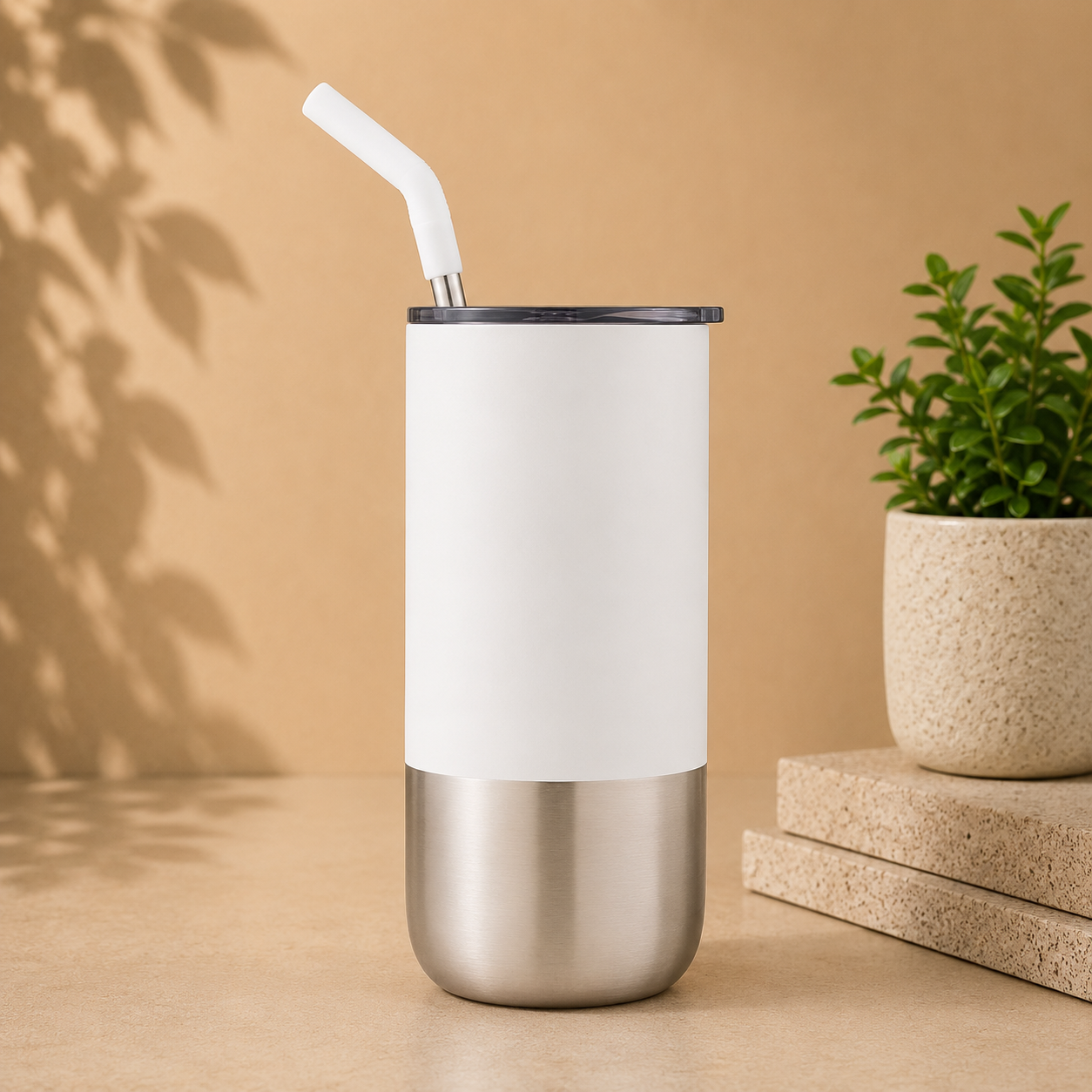 BORCULO CHANGE Collection Insulated Tumbler with Reusable Straw – 540ml