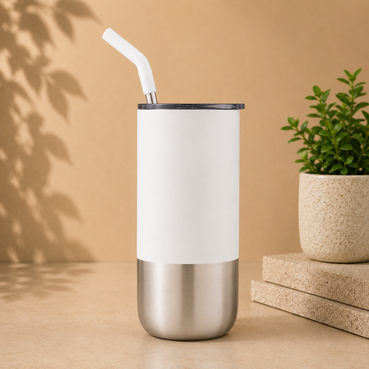 BORCULO CHANGE Collection Insulated Tumbler with Reusable Straw – 540ml