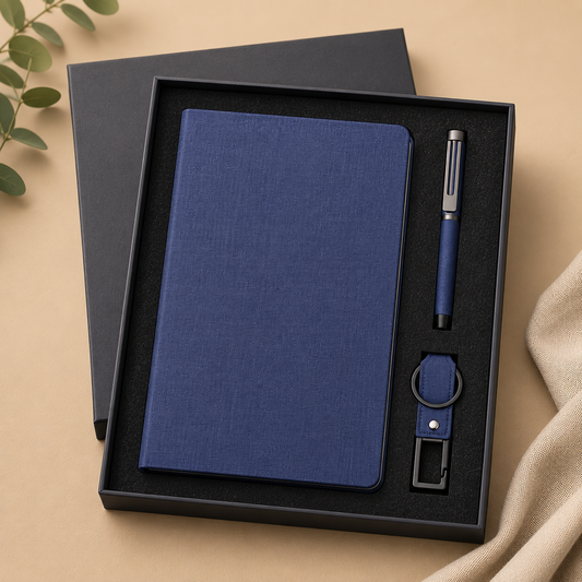 CHANGE ZERO Sustainable Gift Set with Refillable Notebook, Pen & USB Keychain