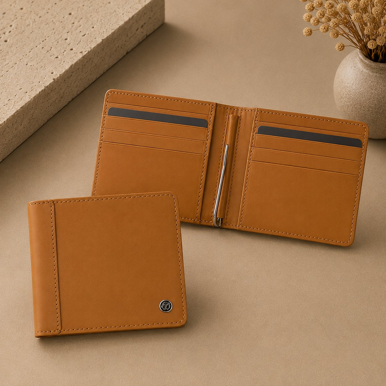 CROSS Leather Clip Wallet