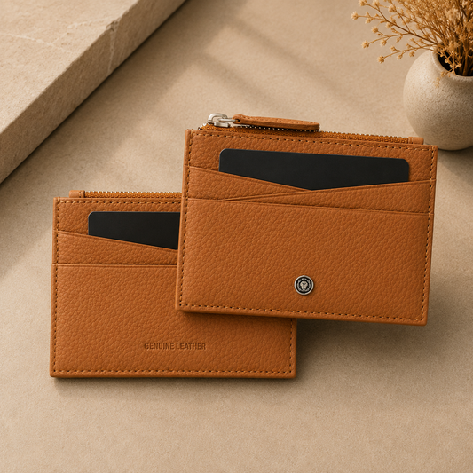 CROSS Leather Zip Card Holder