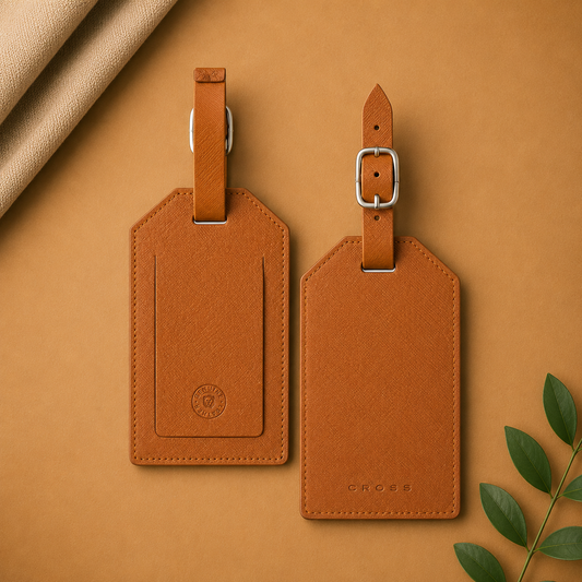 CROSS Saffiano Leather Luggage Label