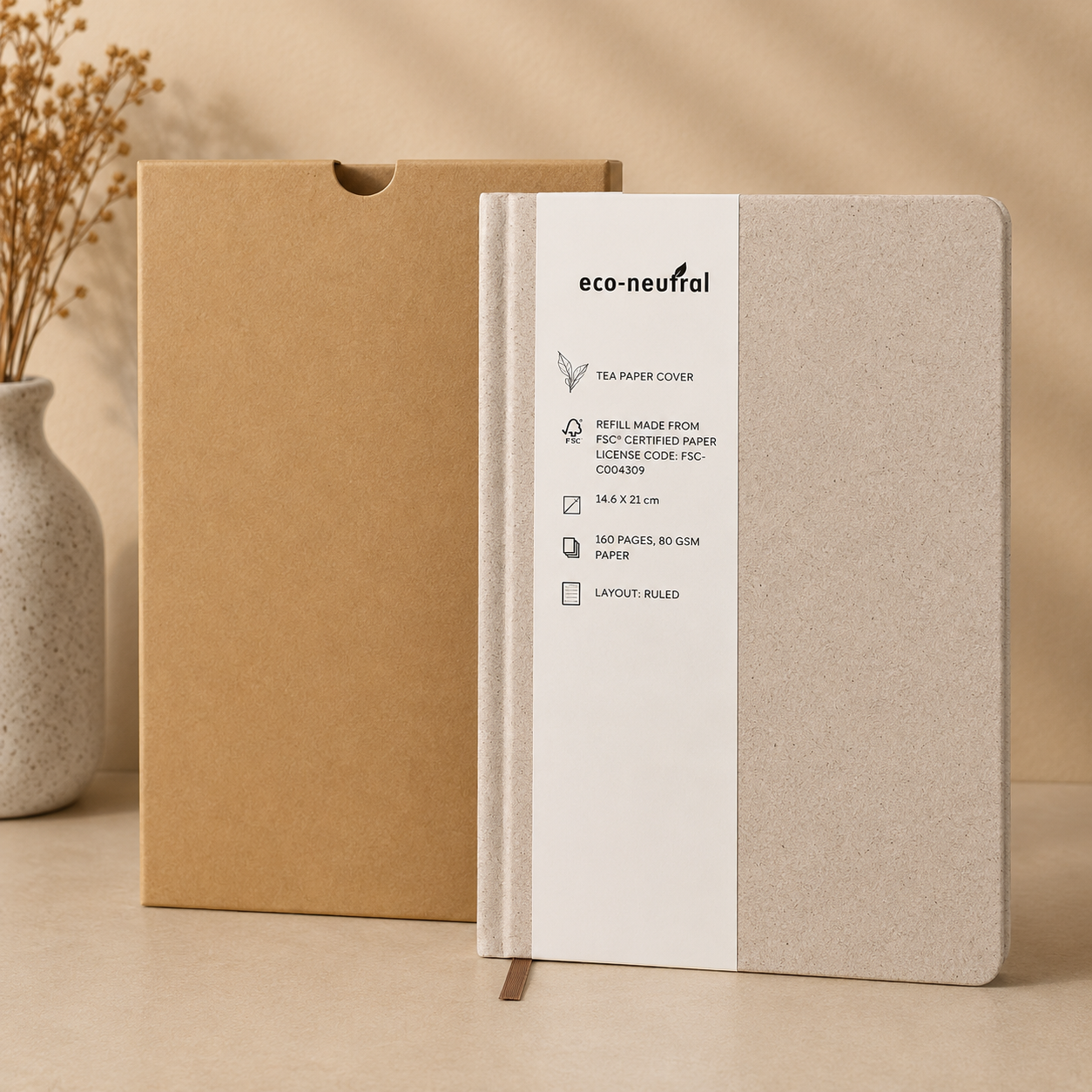 Eco-neutral A5 Notebook