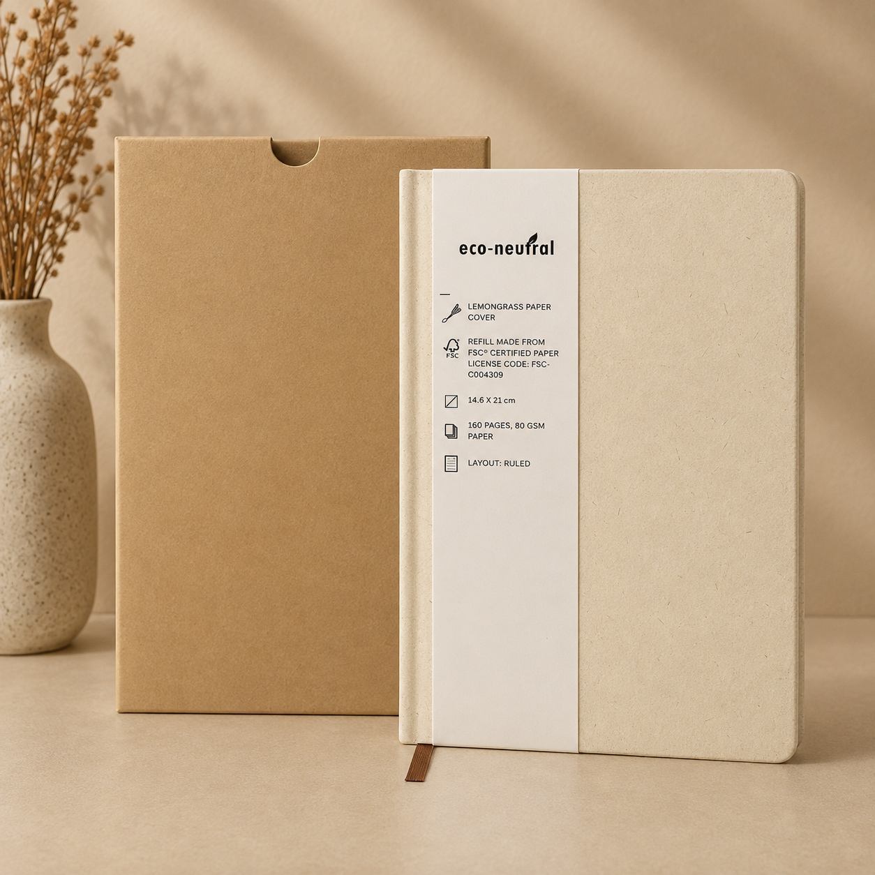 Eco-neutral A5 Notebook