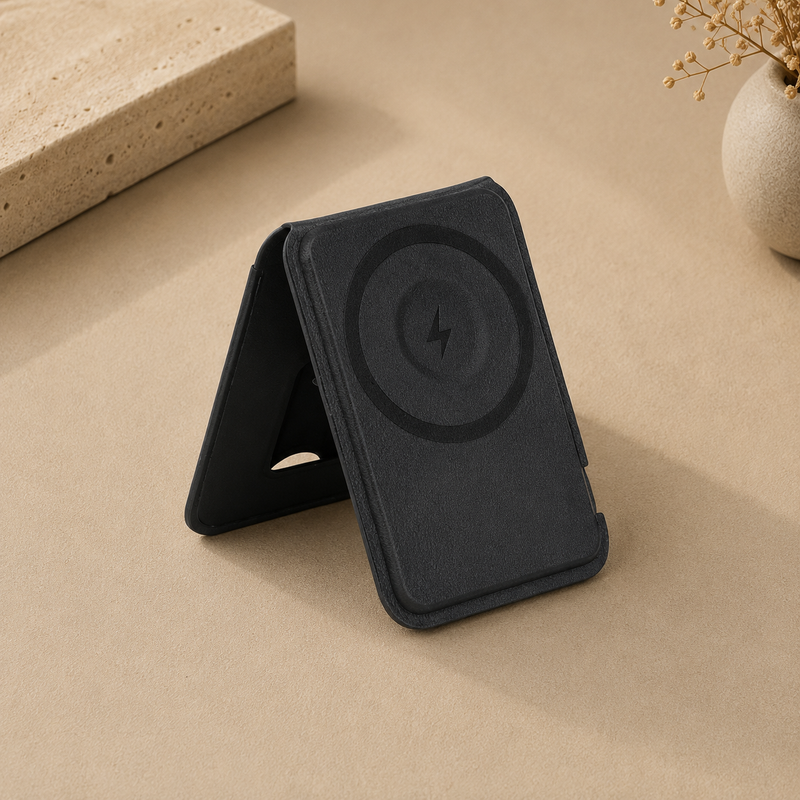 Giftology 3-in-1 Magnetic Wireless Charger Card Holder