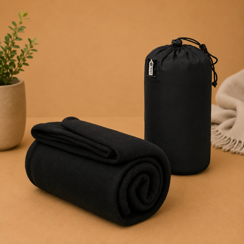 Giftology Travel Blanket with Pouch